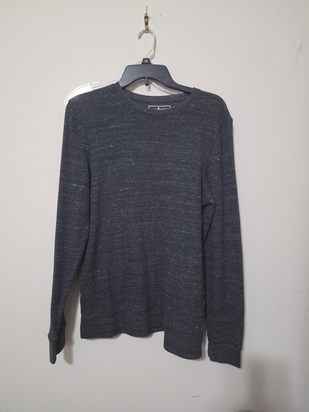 urban pipeline Men's Long Sleeve Crewneck Shirt - Charcoal Heather